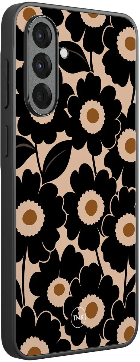 Casevibes Hoesje Samsung Galaxy A36 Bloom Luxe - Zwart - TPU