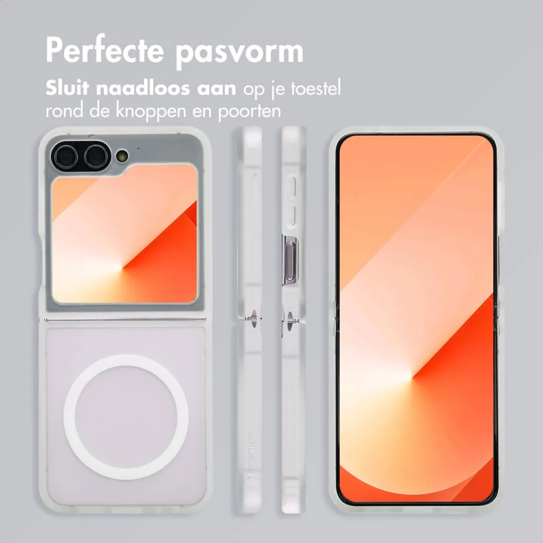 Imoshion Hoesje Samsung Galaxy Z Flip 6 - Wit - afbeelding 6 van 6
