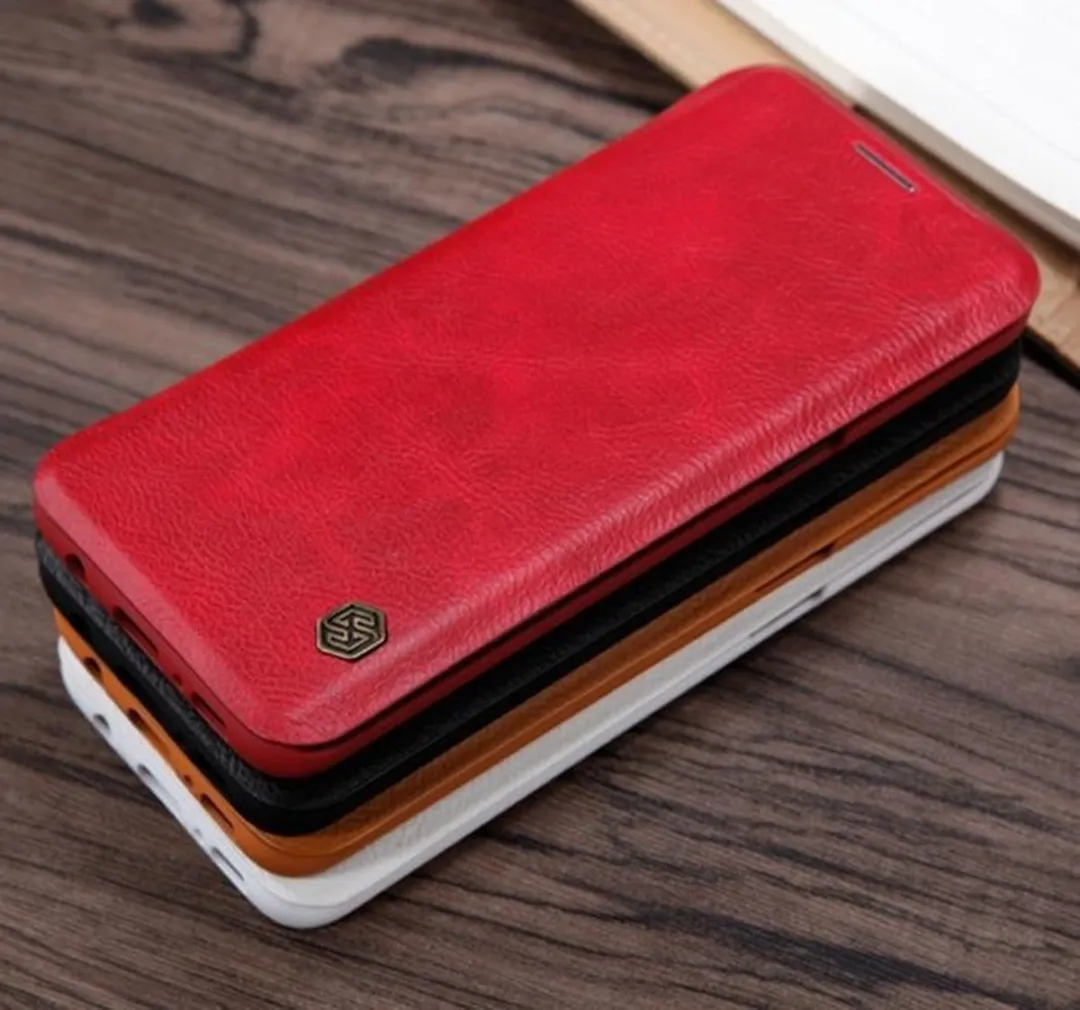 Nillkin Qin Slim Leather Book Case Samsung Galaxy S8 - Rood - afbeelding 6 van 6