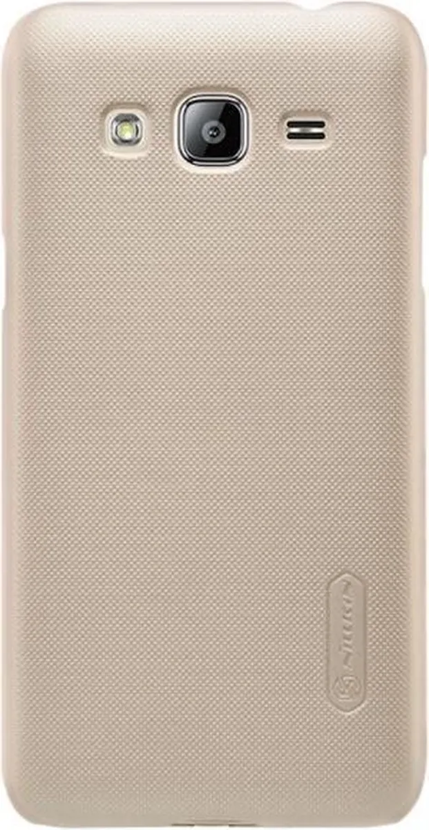 Nillkin Super Frosted Shield Case Samsung Galaxy J3 (2016) - Goud - afbeelding 2 van 6