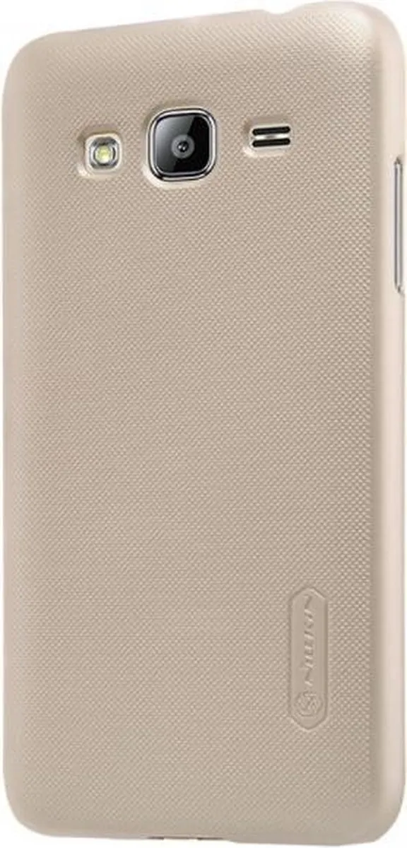 Nillkin Super Frosted Shield Case Samsung Galaxy J3 (2016) - Goud - afbeelding 4 van 6
