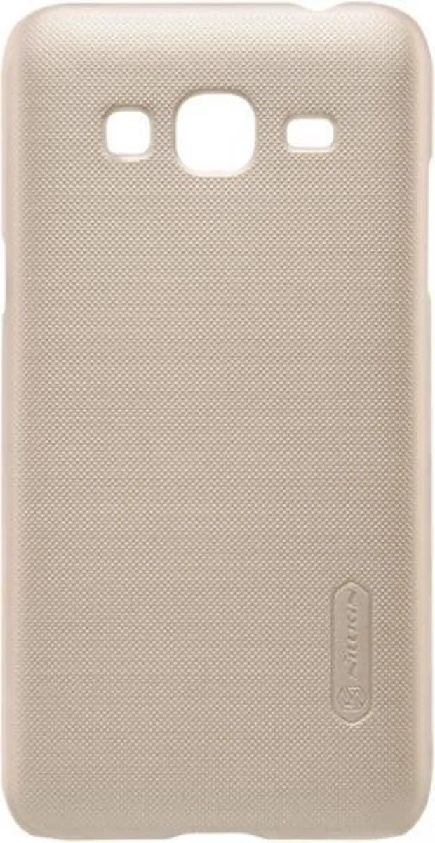 Nillkin Super Frosted Shield Case Samsung Galaxy J3 (2016) - Goud - afbeelding 6 van 6