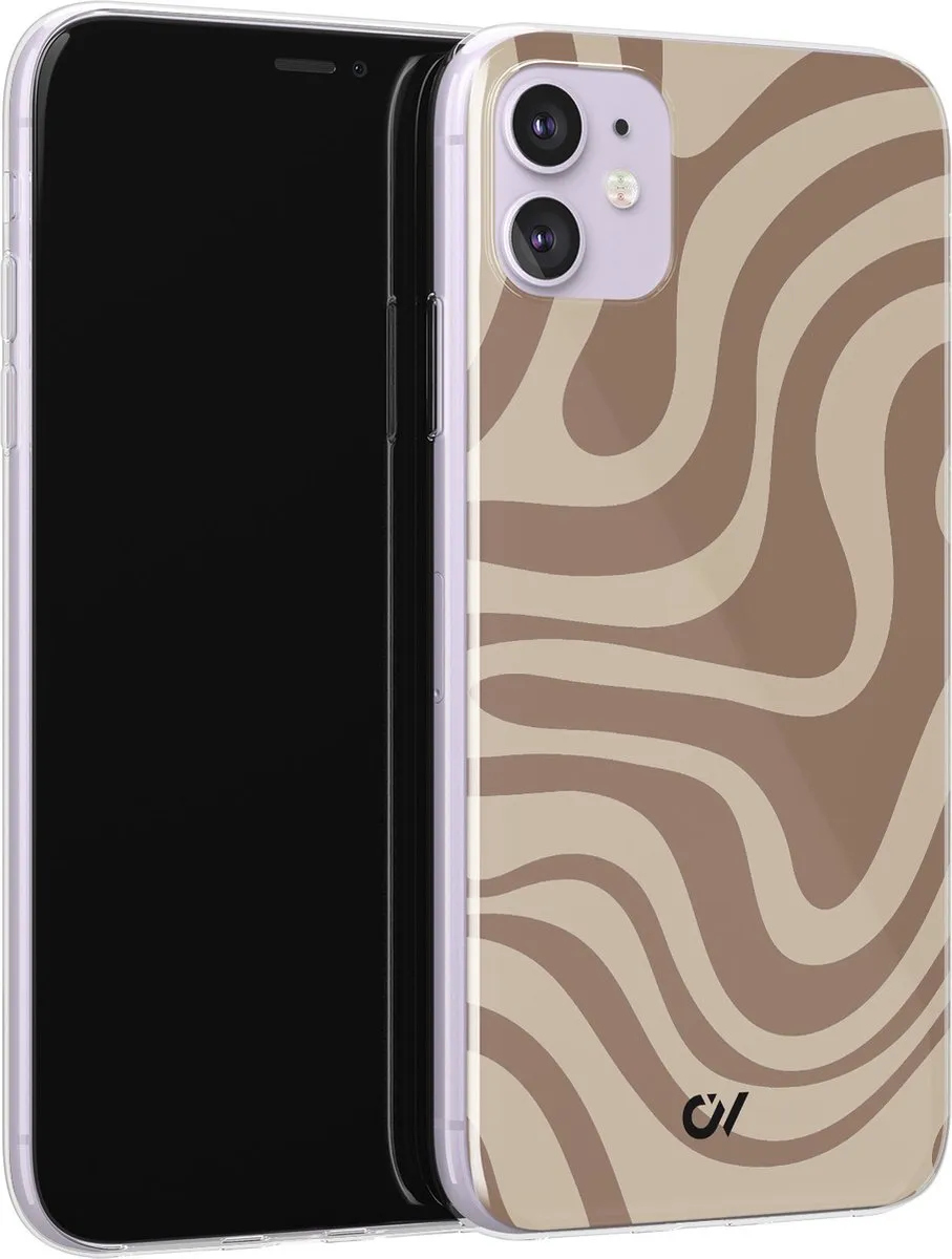 Casevibes iPhone 11 Hoesje A/11/UV/022 - Bruin
