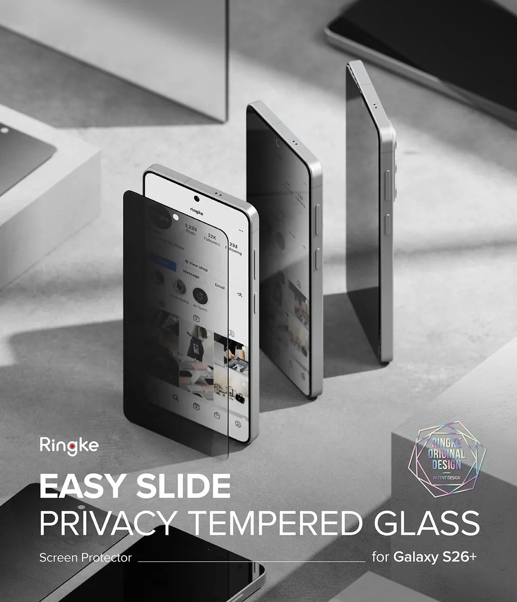Ringke Easy Slide Privacy Screen Protector Samsung Galaxy S26 Plus - 2 Stuks