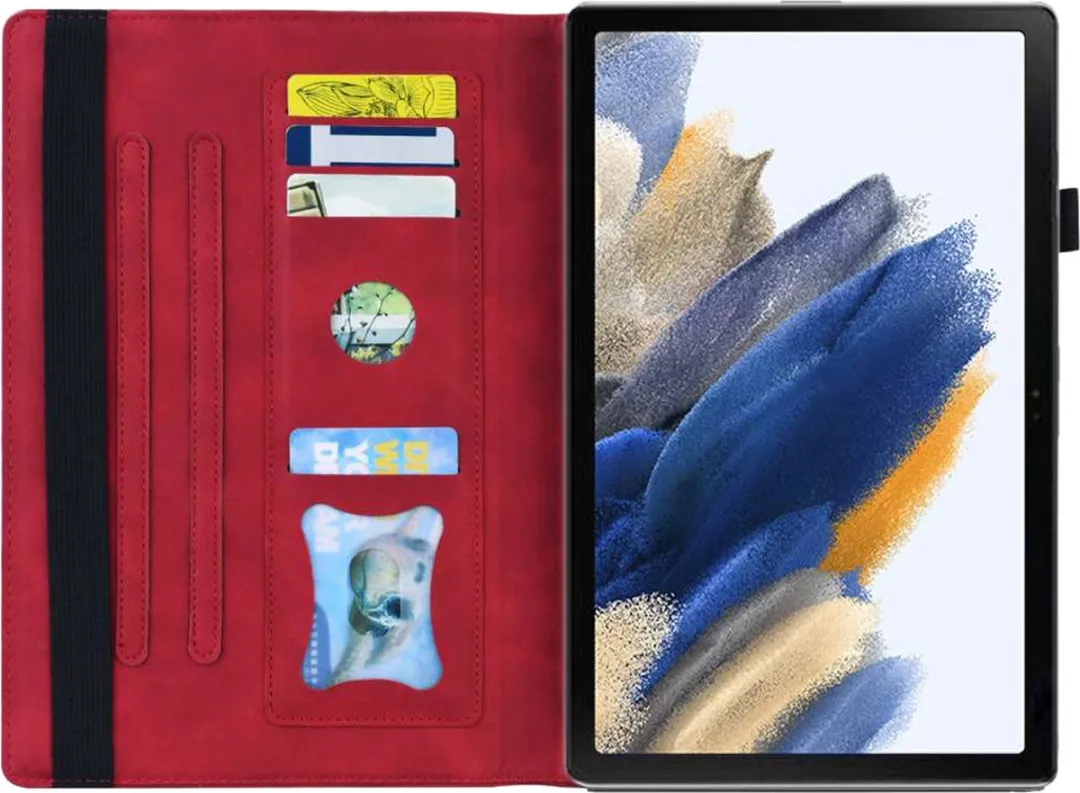 Just in Case Galaxy Tab A8 2021 Hoes - Rood