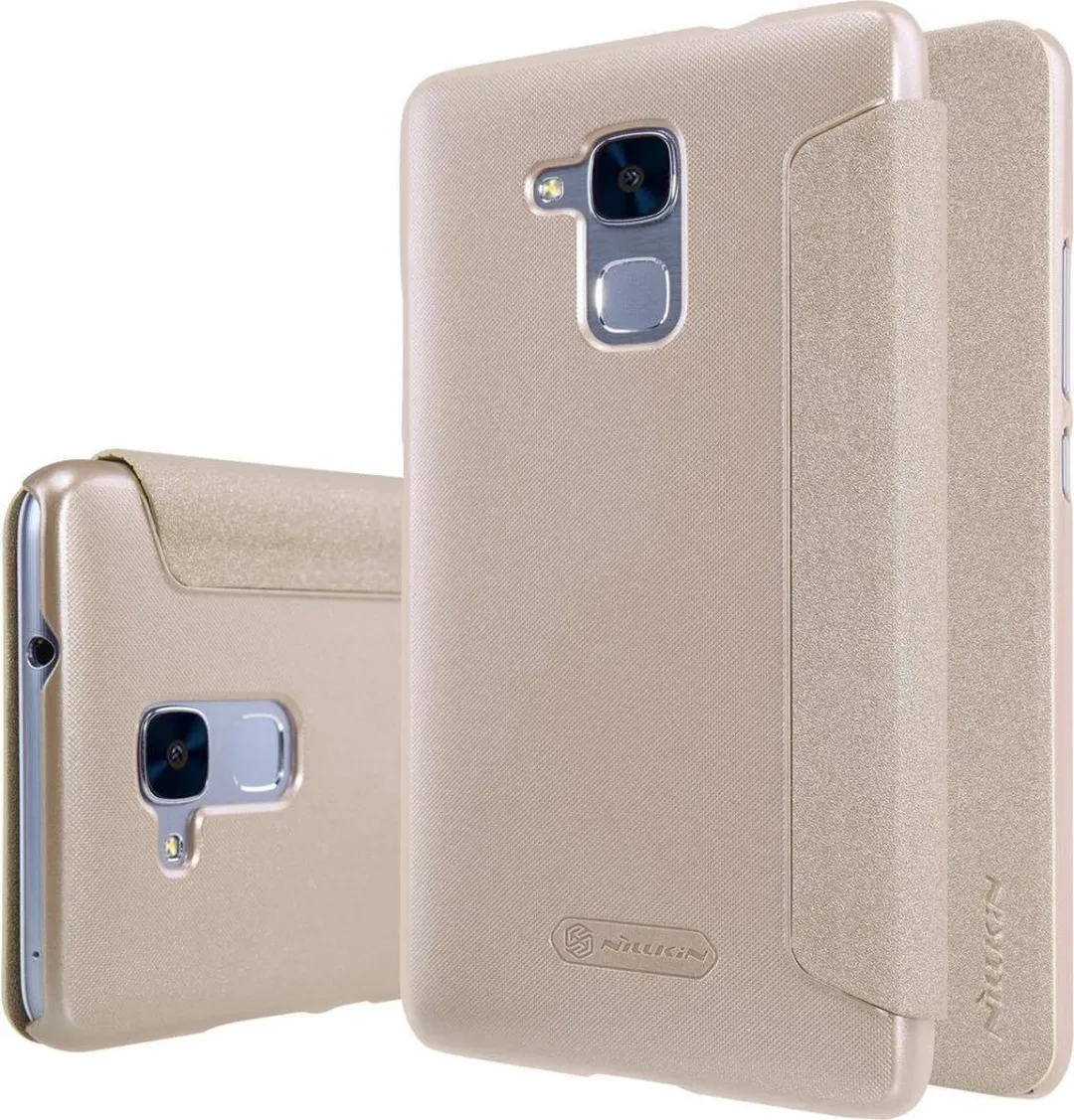 Nillkin Honor 5C Sparkle Series Hoesje - Goud - afbeelding 6 van 6