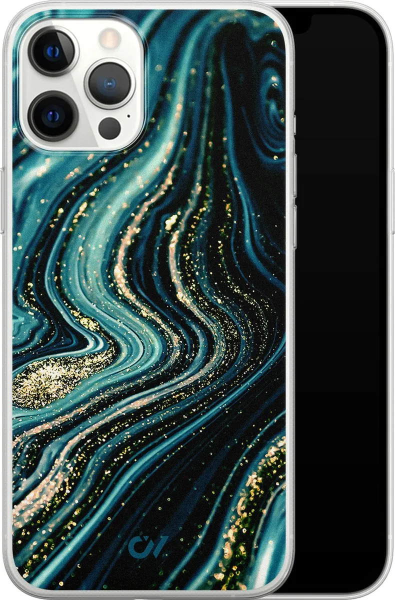 Casevibes iPhone 12 Pro Max Hoesje - Blauw