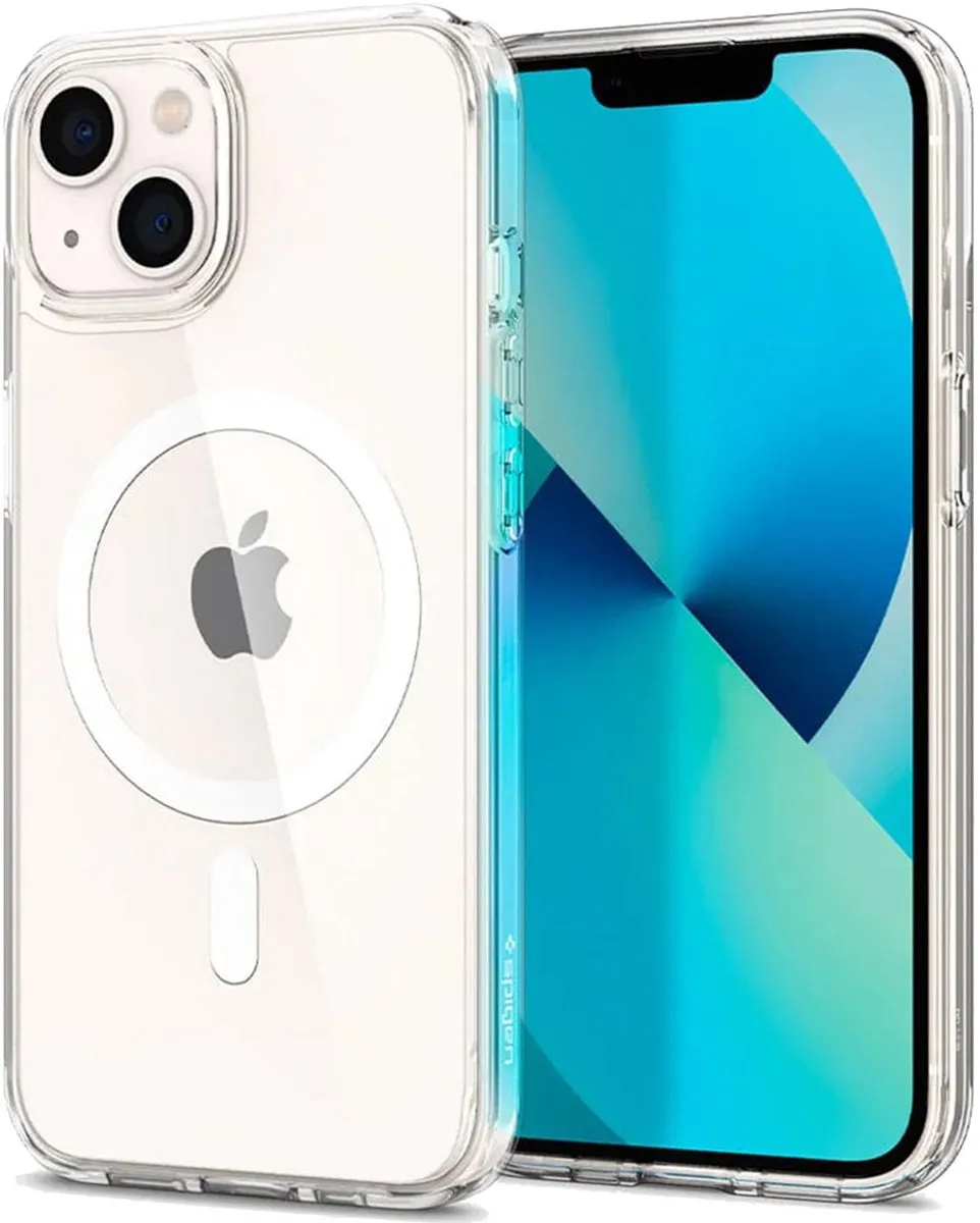 Spigen Ultra Hybrid ACS03528 TPU Hoesje - iPhone 13 - Transparant