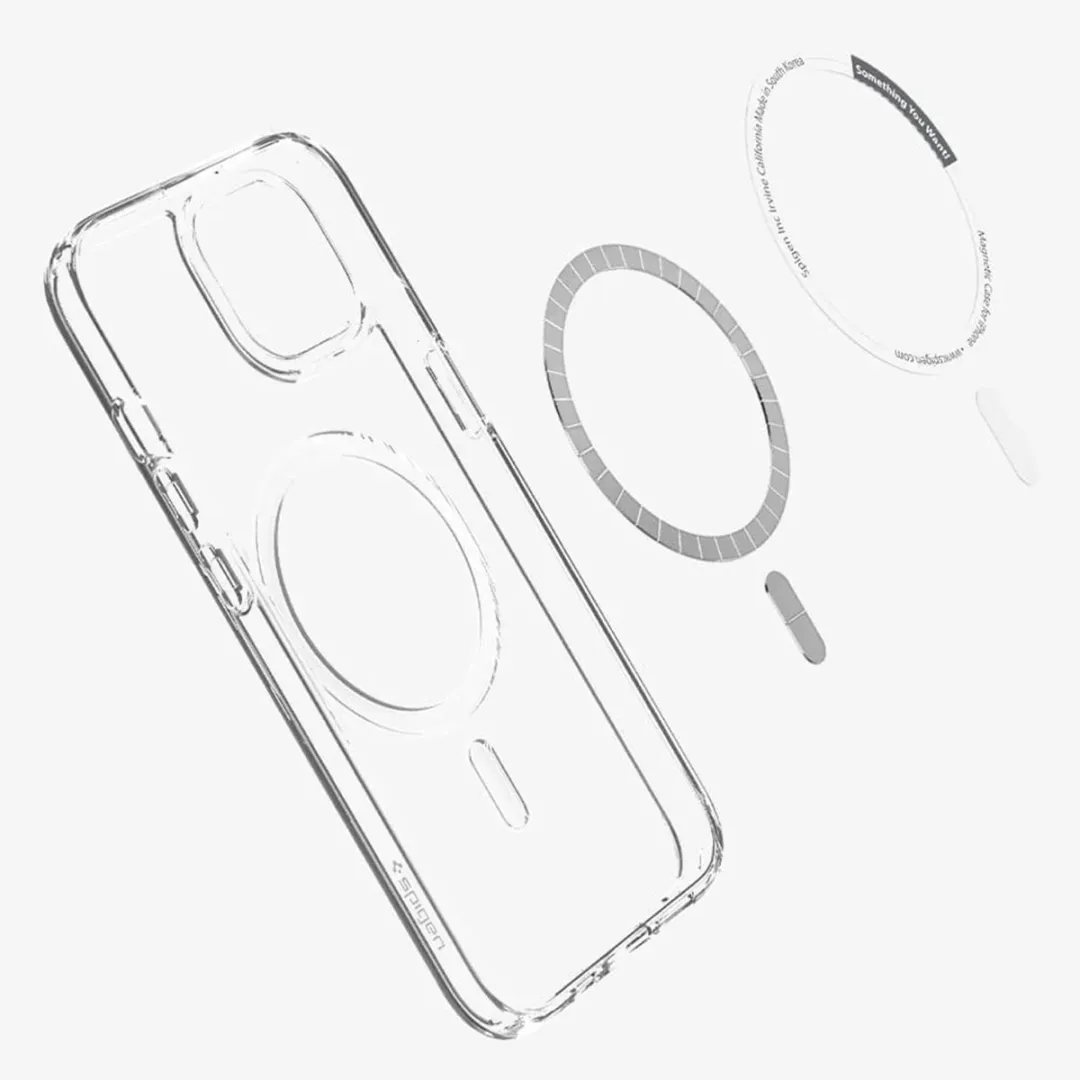 Spigen Ultra Hybrid ACS03528 TPU Hoesje - iPhone 13 - Transparant