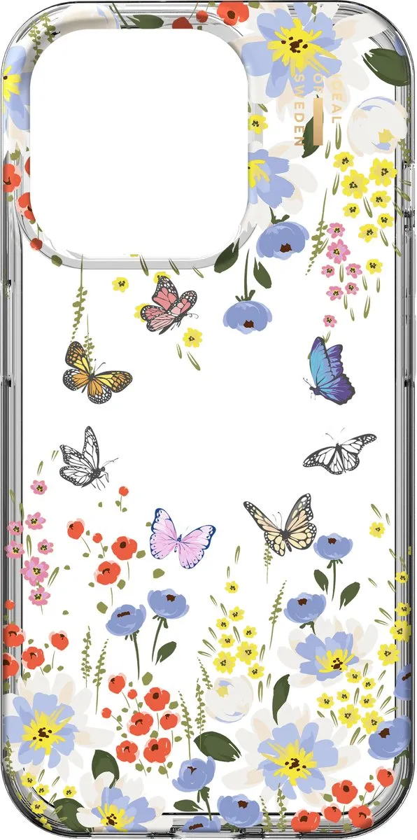 iDeal of Sweden Clear Case Mid iPhone 15 Pro Artistic Garden