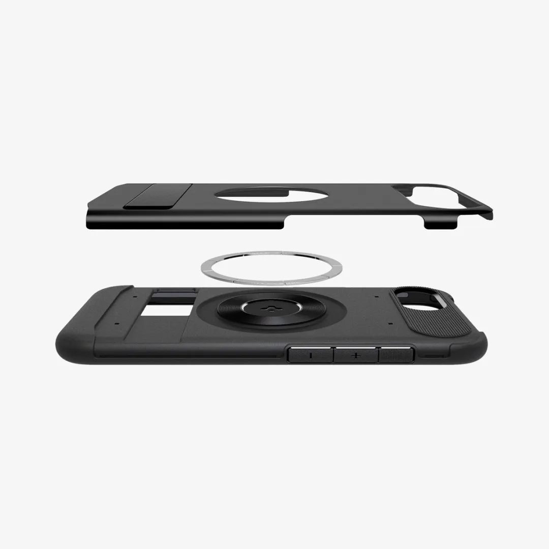 Spigen Slim Armor MagFit 8809971239592 Hoesje - iPhone 16e - Zwart