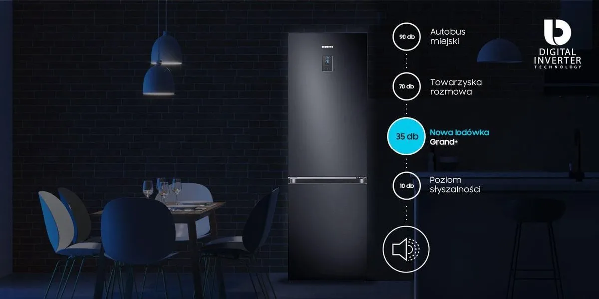 Samsung RB34T672EBN Vrijstaande Koel-Vriescombinatie 344L - Zwart - afbeelding 6 van 6