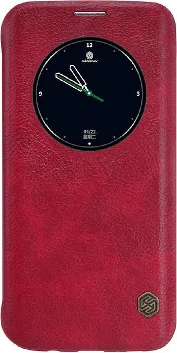 Nillkin Qin Hoesje Samsung Galaxy S7 Edge - Rood