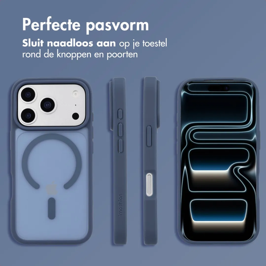 Imoshion iPhone 17 Pro Max MagSafe Hoesje - Donkerblauw - afbeelding 6 van 6