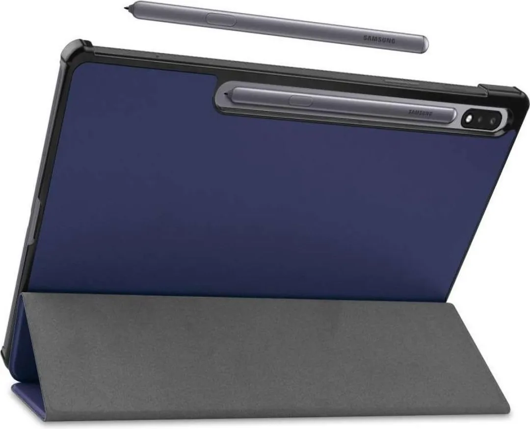 Just in Case Cazy 9012332 Tablethoes - Samsung Galaxy Tab S7+ - Blauw - afbeelding 6 van 6