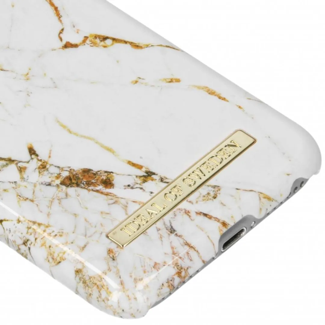 iDeal of Sweden Fashion Case iPhone 7/8/SE 2020 - Carrara Gold - afbeelding 6 van 6