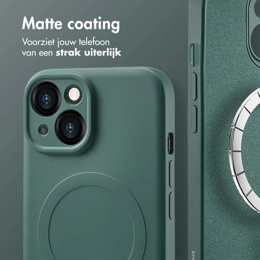Imoshion Hoesje iPhone 15 - Donkergroen MagSafe