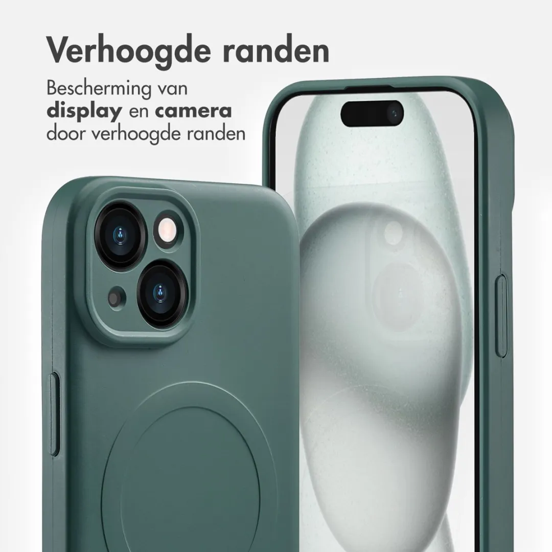 Imoshion Hoesje iPhone 15 - Donkergroen MagSafe
