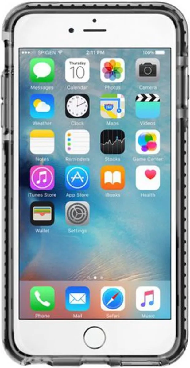 Spigen Ultra Hybrid Hoesje iPhone 6s Plus - Zwart