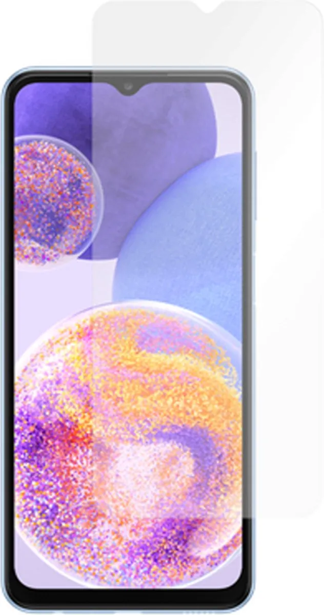 Just in Case Cazy Screenprotector Samsung Galaxy A23 - Gehard Glas - Transparant
