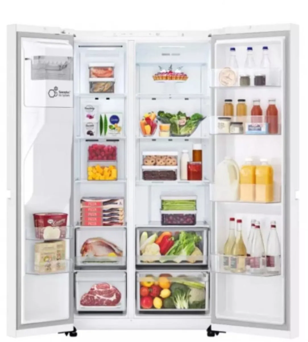 LG GSLC40SWPE Amerikaanse Koelkast Vrijstaand 638L - Wit