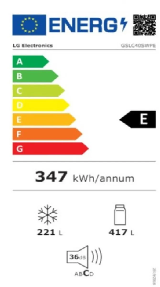 LG GSLC40SWPE Amerikaanse Koelkast Vrijstaand 638L - Wit