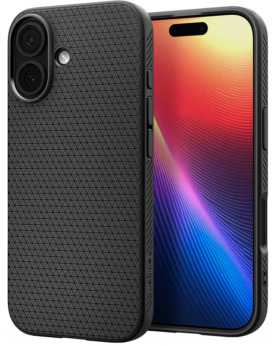 Spigen Liquid Air Backcover 13959 - iPhone 17 - Zwart