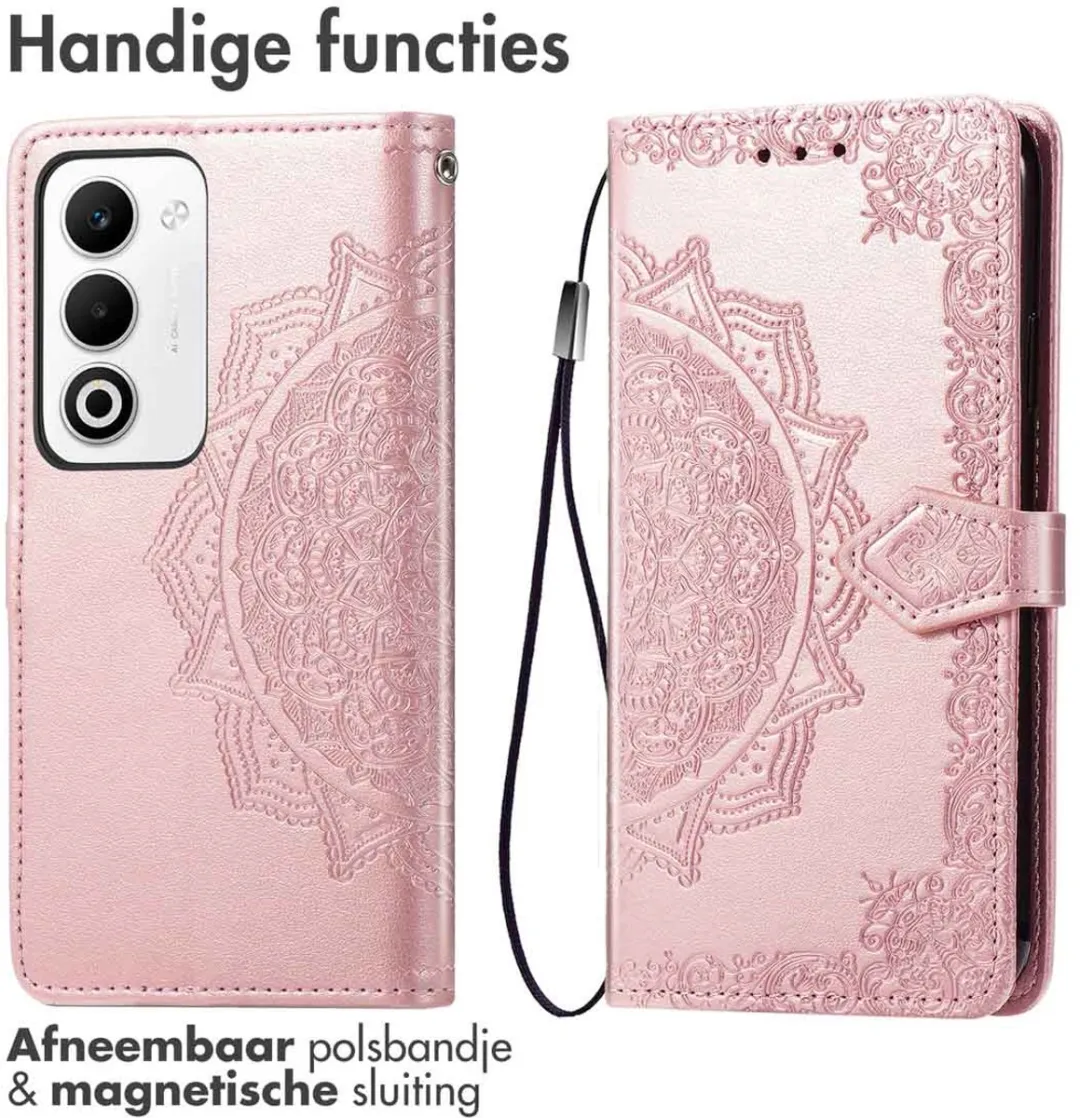 imoshion Hoesje Oppo A5 5G Rosé Goud - 3 Pasjes