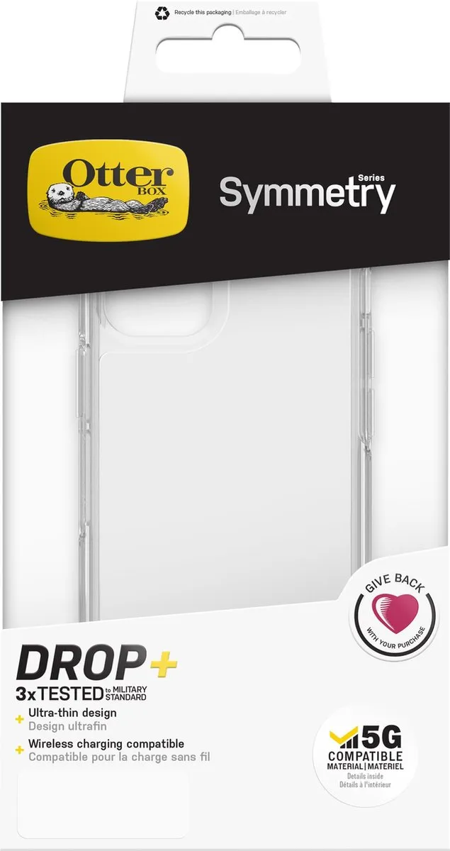 OtterBox Symmetry Hoesje iPhone 12 Mini - Transparant 77-65373