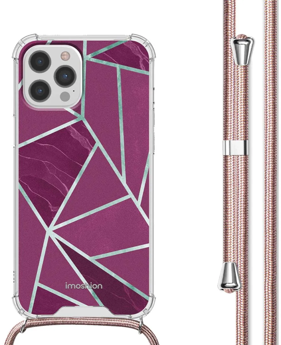Imoshion Hoesje iPhone 12 Pro Max Bordeaux Graphic