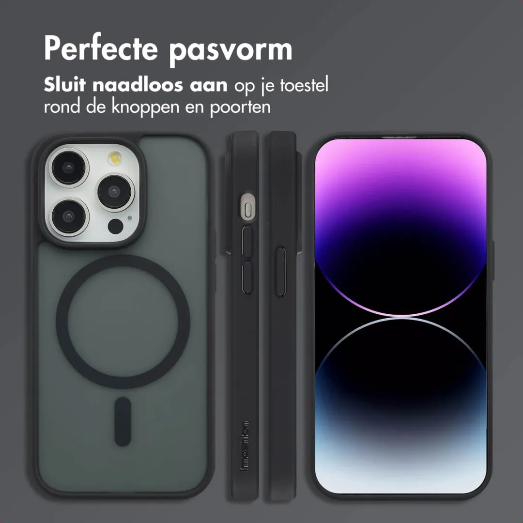 Imoshion Hoesje iPhone 14 Pro MagSafe - Zwart - afbeelding 6 van 6