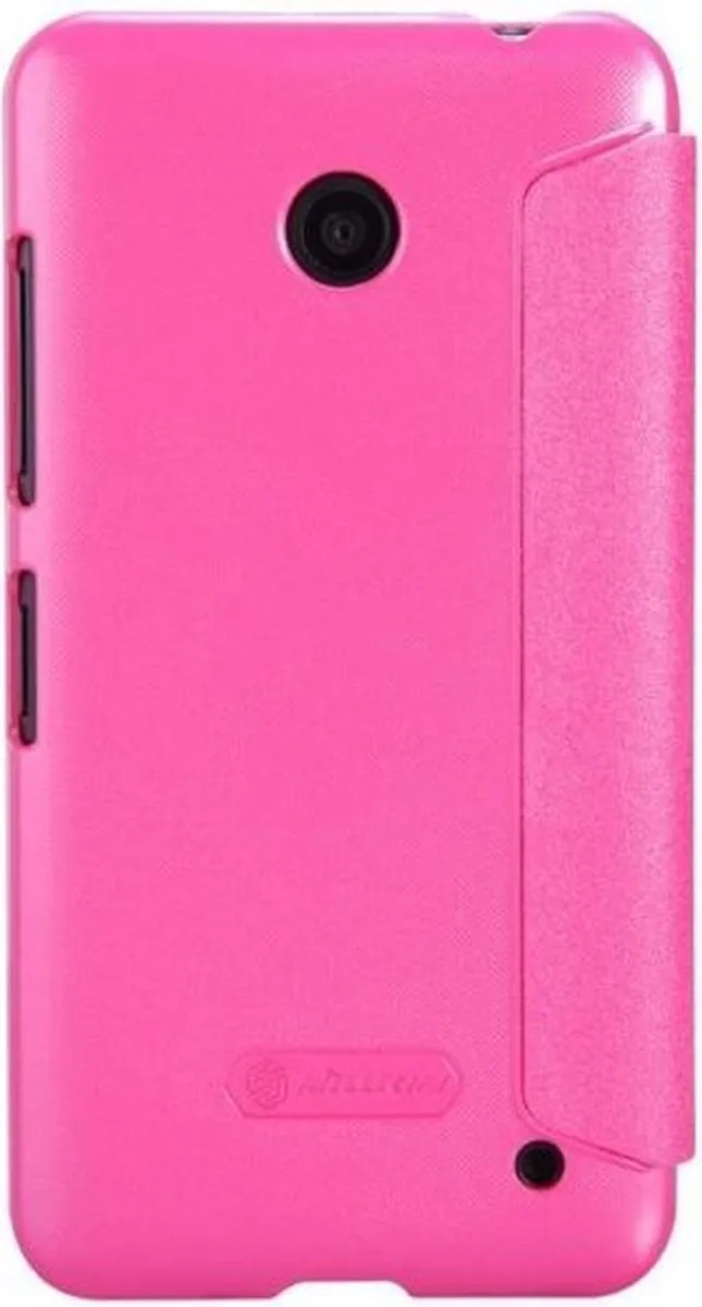 Nillkin Leather Case Nokia Lumia 630/635 Sparkle Series - Roze