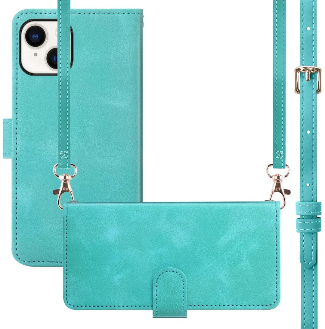 Imoshion iPhone 15 Bookcase Hoesje - 3 Pasjes - Turquoise