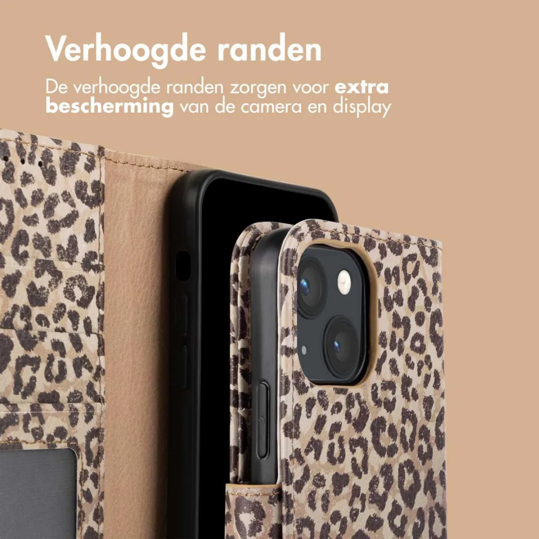 Imoshion iPhone 13 Hoesje - Leopard Mood - 3 Pasjes
