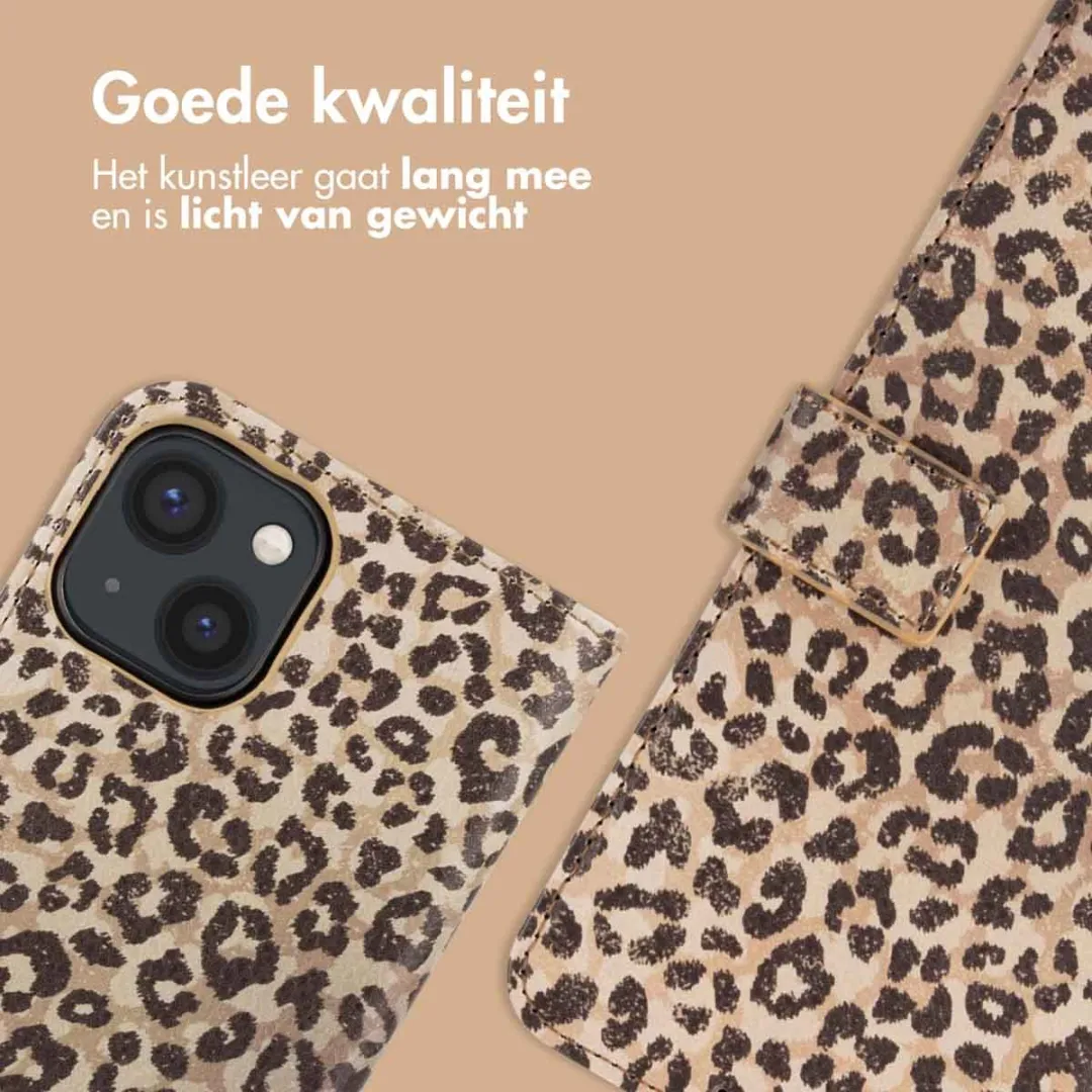 Imoshion iPhone 13 Hoesje - Leopard Mood - 3 Pasjes