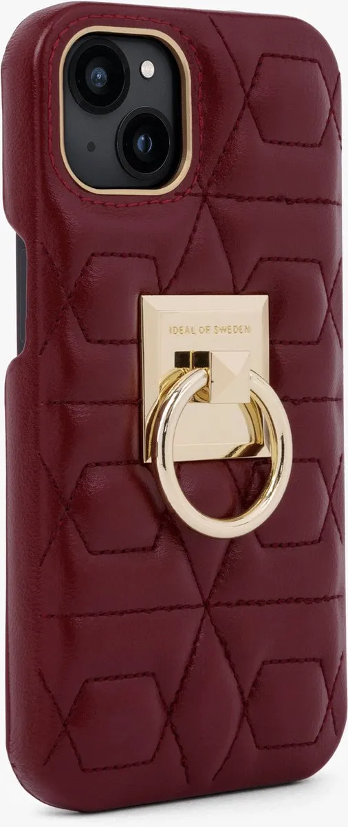 iDeal of Sweden Quilted Case iPhone 13 - Quilted Ruby