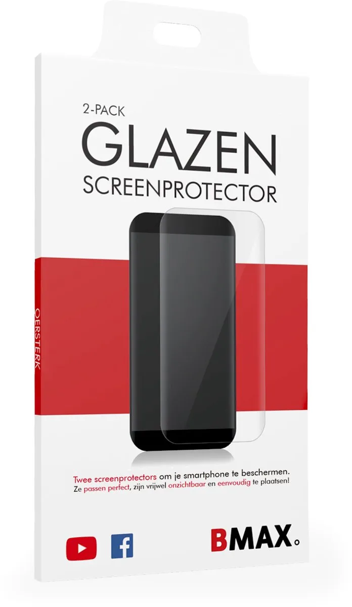 BMAX iPhone 17 Pro Schermbeschermer - 2 Stuks