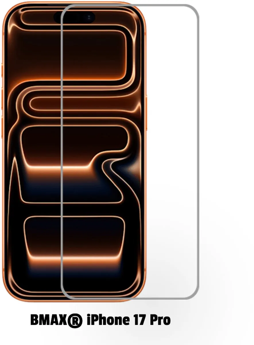 BMAX iPhone 17 Pro Schermbeschermer - 2 Stuks