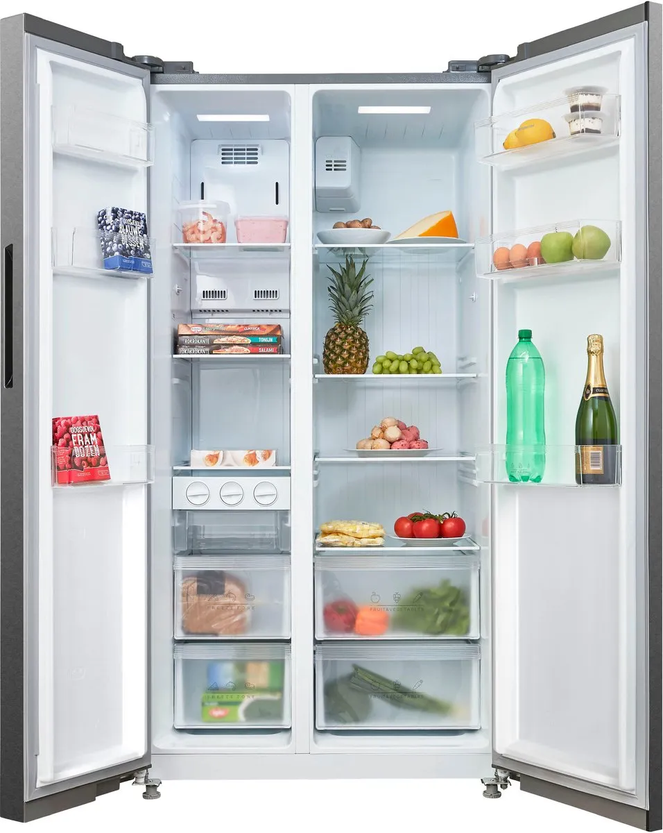 Inventum SKV0178R Amerikaanse Koelkast 555L - No Frost - 37 dB