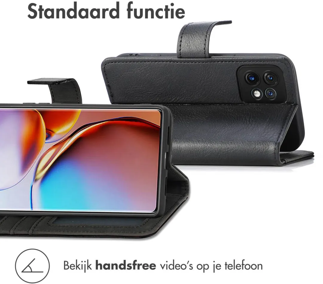 Imoshion Hoesje Motorola Edge 40 Pro - 3 Pasjes - Zwart