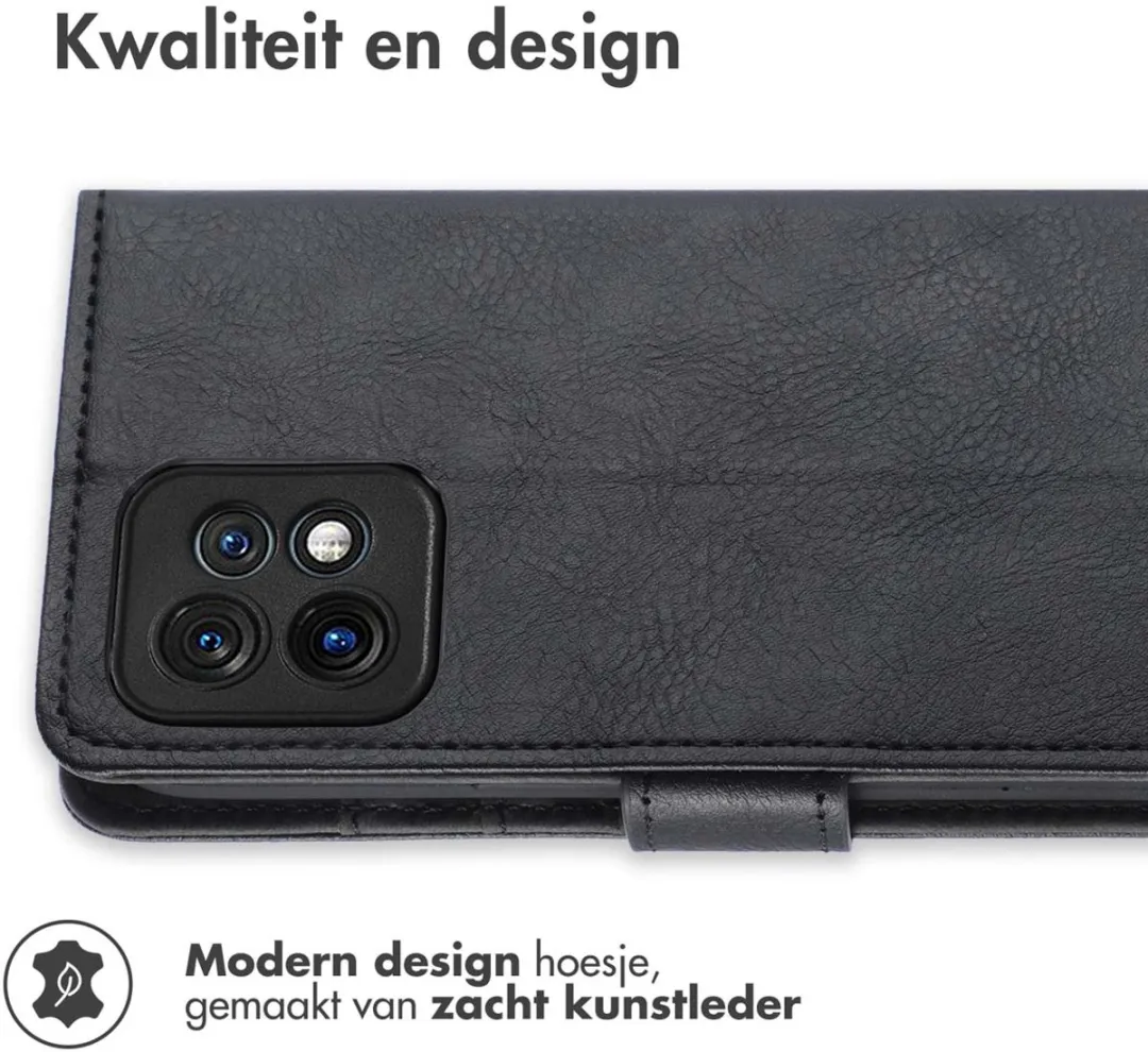 Imoshion Hoesje Motorola Edge 40 Pro - 3 Pasjes - Zwart
