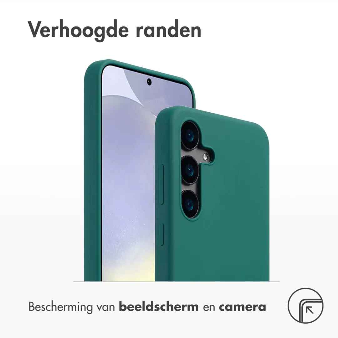 Accezz Hoesje Samsung Galaxy S24 - Donkergroen - afbeelding 6 van 6