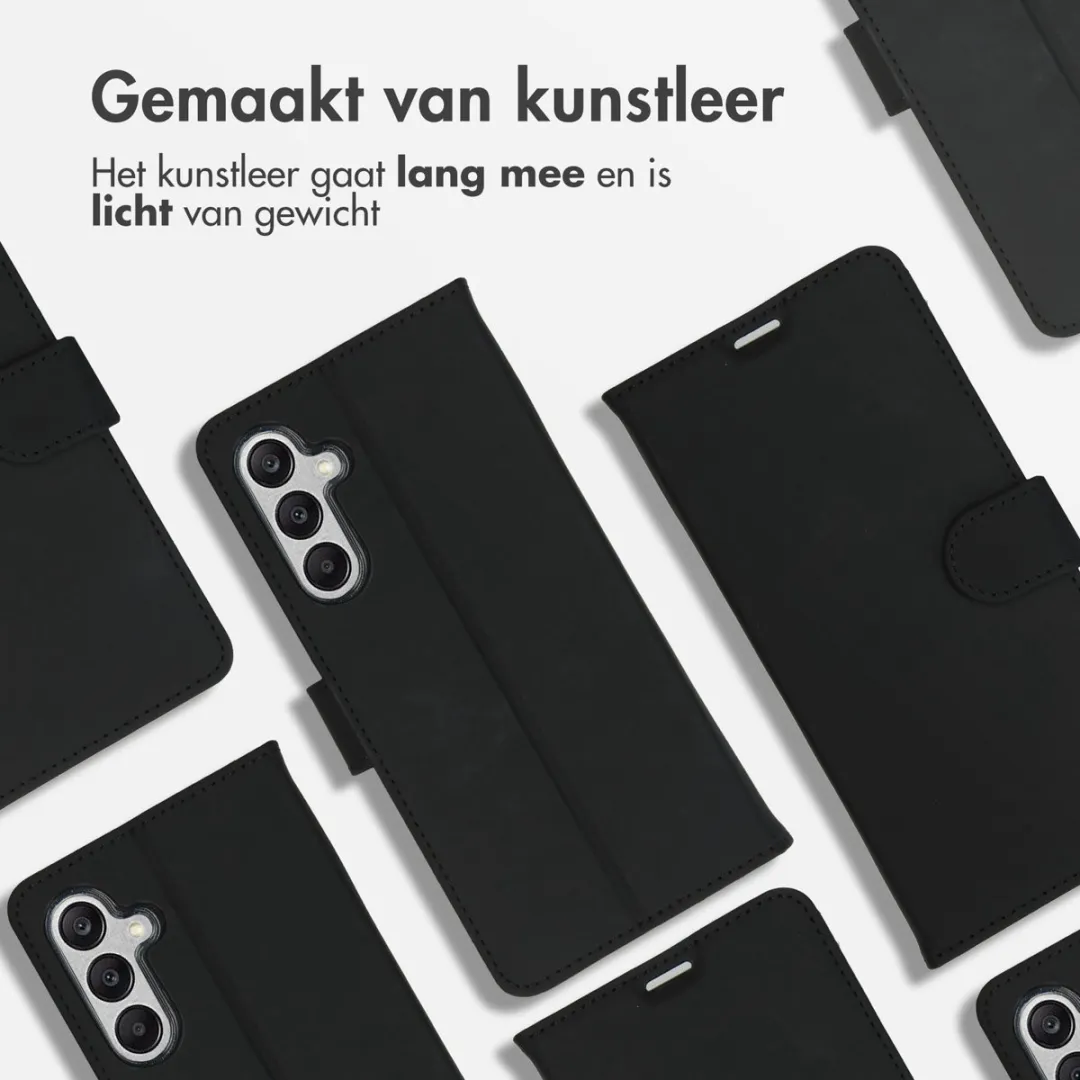 Accezz Hoesje Samsung Galaxy A25 Wallet Softcase - Zwart