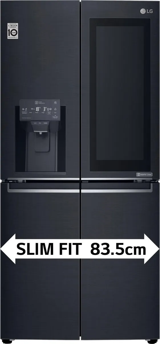 LG GMX844MCKV Koelkast 508L - InstaView Door-in-Door - Total No Frost