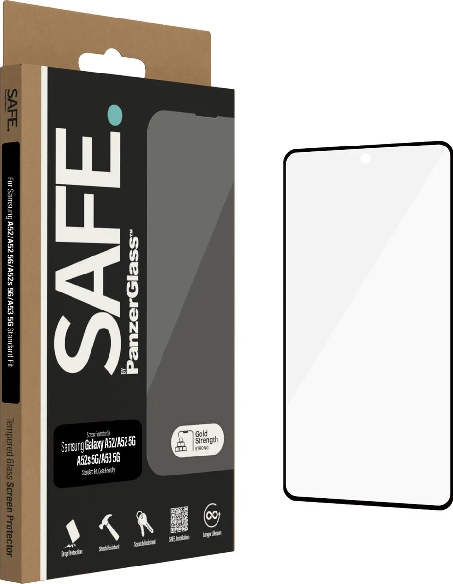 PanzerGlass SAFE-95057 Screenprotector - Samsung Galaxy A52 - afbeelding 6 van 6