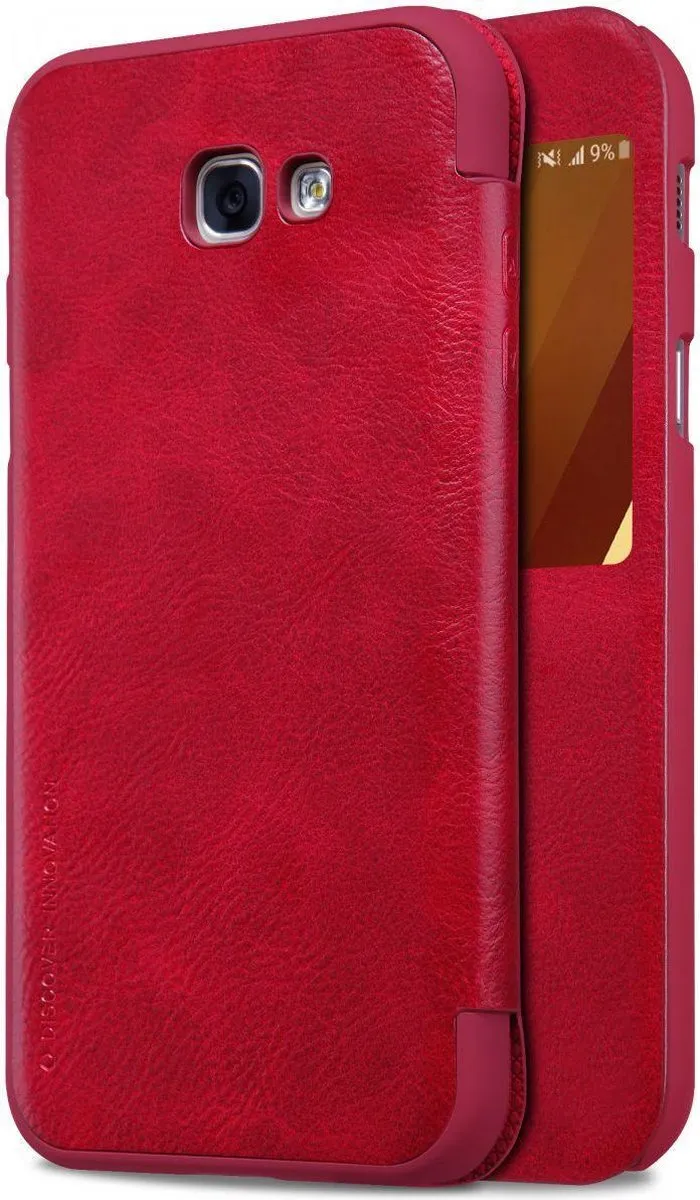 Nillkin Qin Series Hoesje Samsung Galaxy A3 (2017) - Rood