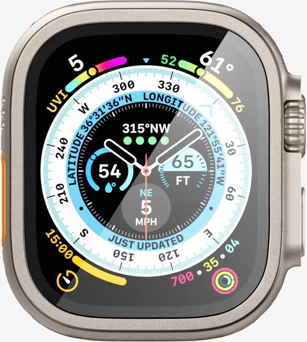Spigen Glas.tR Slim Pro Apple Watch Ultra 49mm - Titanium