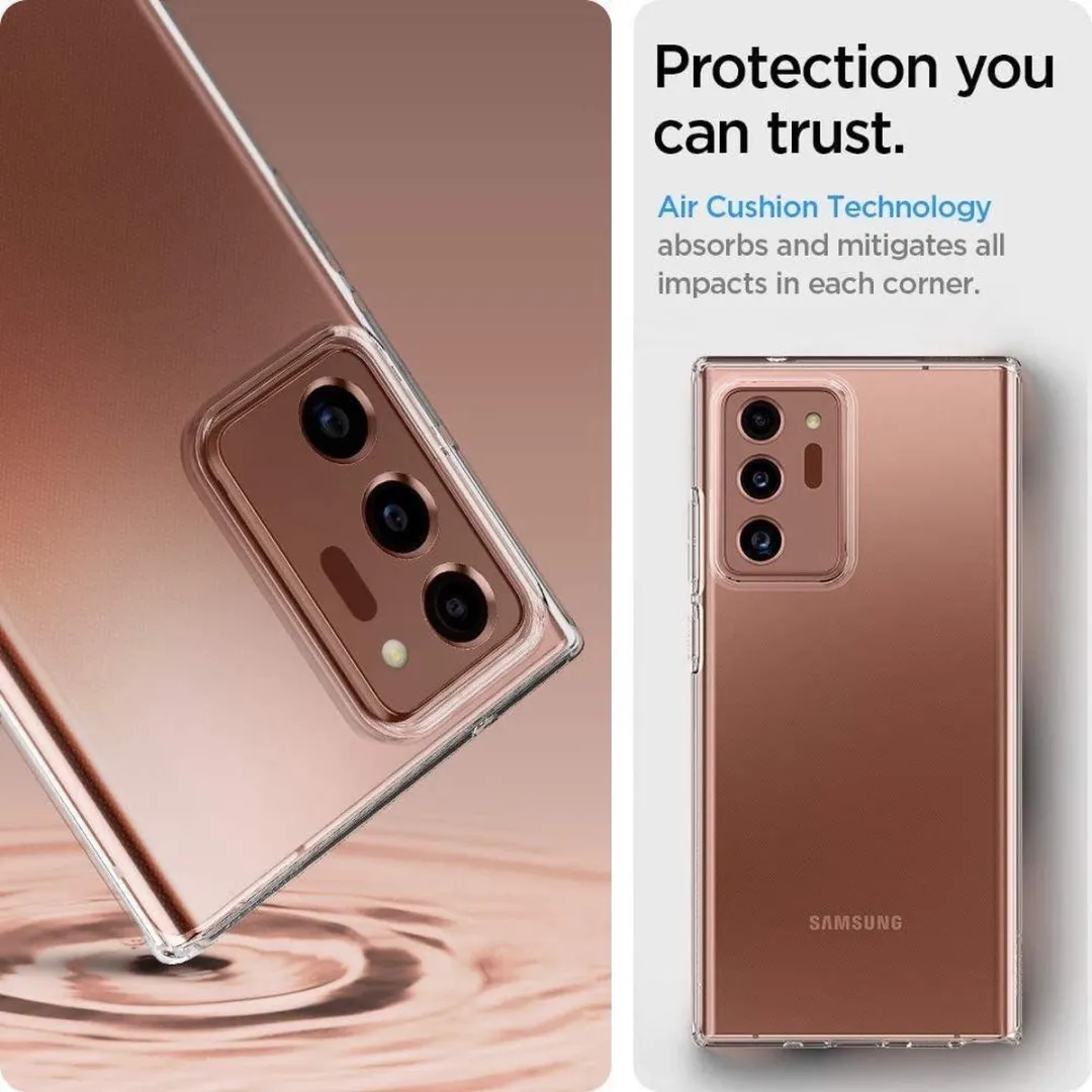 Spigen Crystal Flex Hoesje Samsung Galaxy Note20 Ultra - Transparant - afbeelding 6 van 6