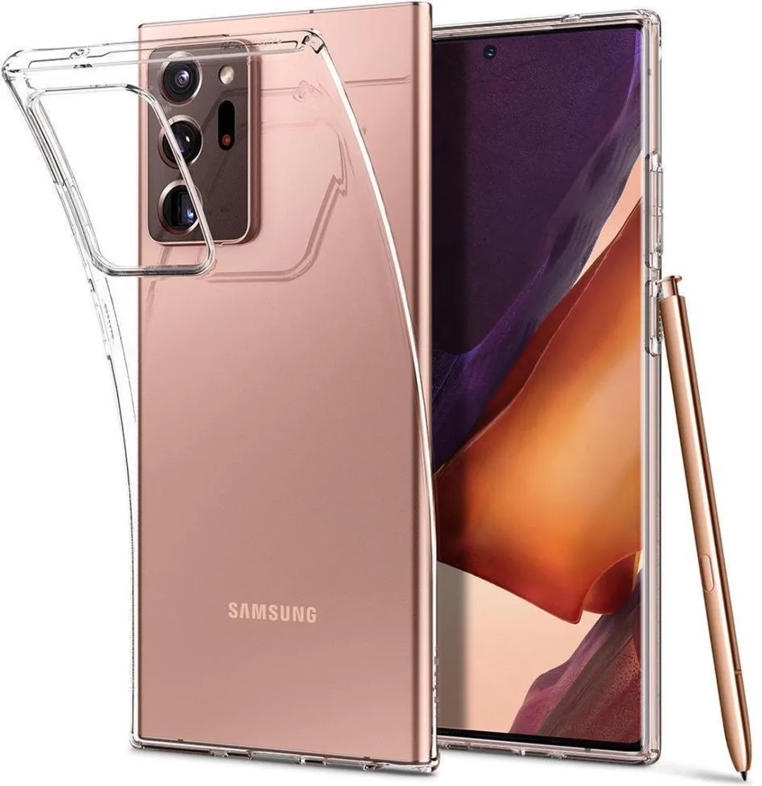 Spigen Crystal Flex Hoesje Samsung Galaxy Note20 Ultra - Transparant