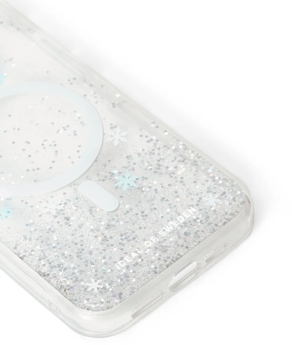 iDeal of Sweden Clear Case Premium MagSafe iPhone 15 Pro Max - Snow Flake - afbeelding 2 van 5
